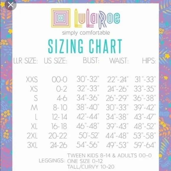 LuLaRoe Christy top size XXS   NWT - Picture 5 of 5